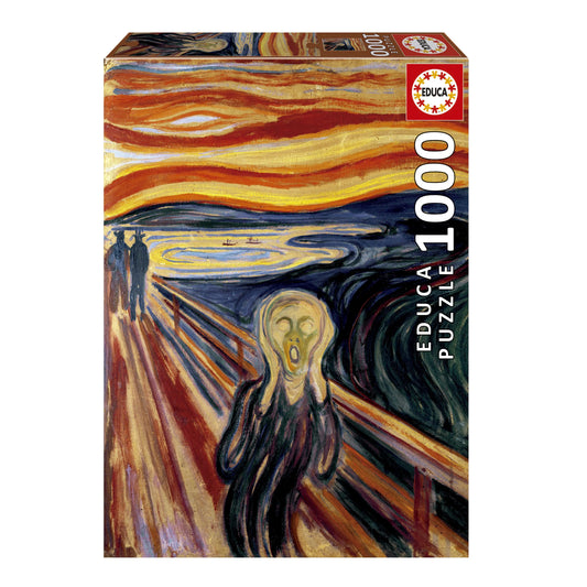 Pusle "The Scream, Edvard Munch" 1000 tk-w008 WHSX Jigsaw Puzzles-Brain Games OÜ