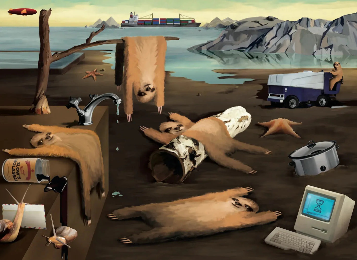 Pusle "The slothness of memory" 1000 tk-w008 WHSX Jigsaw Puzzles-Brain Games OÜ