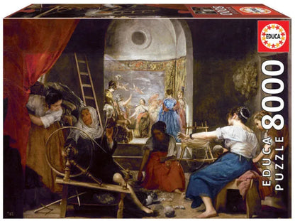 Pusle "The Spinners or Fable of Arachne, Diego Velazquez" 8000 tk-w008 WHSX Jigsaw Puzzles-Brain Games OÜ