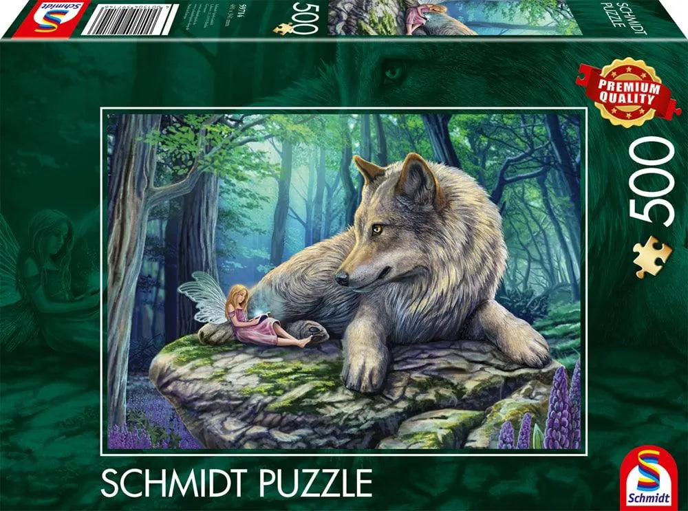Pusle "The wolf and the elf" 500 tk-w008 WHSX Jigsaw Puzzles-Brain Games OÜ