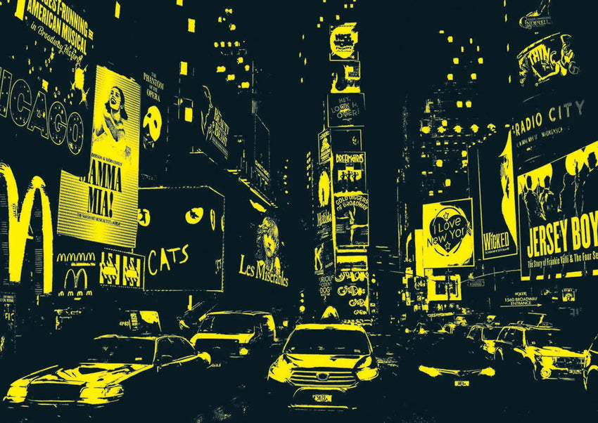 Pusle "Times Square New York, Neon" 1000 tk-w008 WHSX Jigsaw Puzzles-Brain Games OÜ