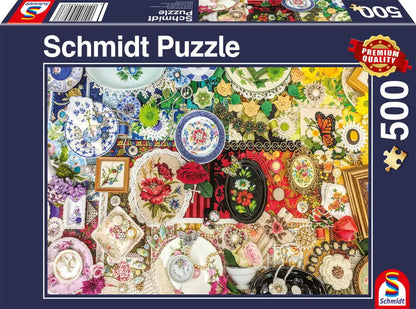 Pusle "Tiny treasures" 500 tk-w008 WHSX Jigsaw Puzzles-Brain Games OÜ