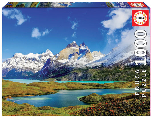 Pusle "Torres del Paine, Patagonia" 1000 tk-w008 WHSX Jigsaw Puzzles-Brain Games OÜ