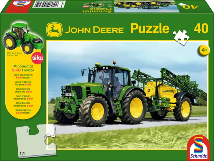 Pusle "Tractor" 40 tk-w008 WHSX Jigsaw Puzzles-Brain Games OÜ