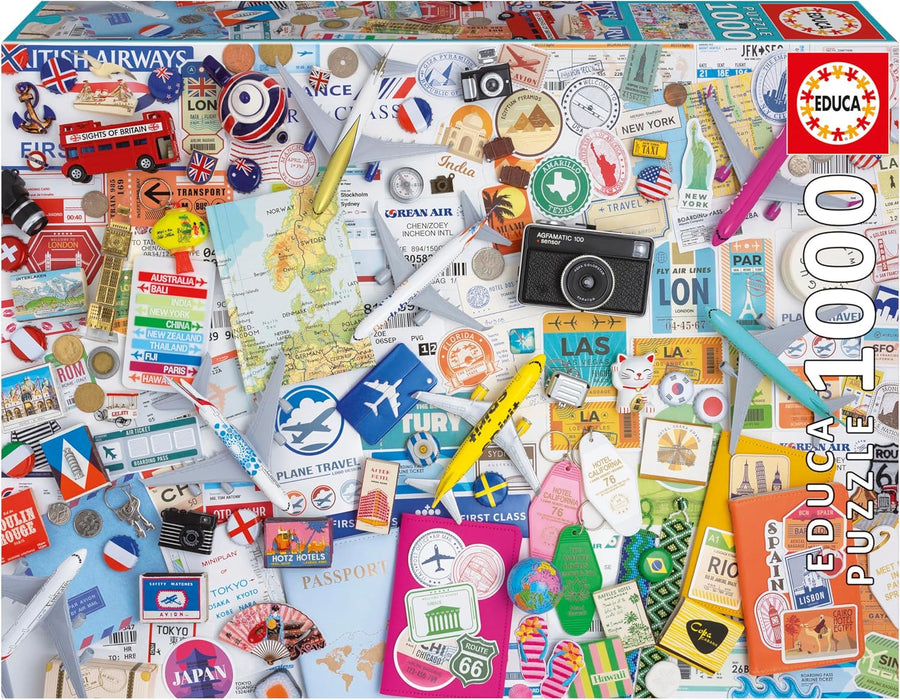 Pusle "Travel Collage" 1000 tk