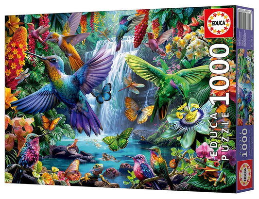 Pusle "Tropical Hummingbirds" 1000 tk-w008 WHSX Jigsaw Puzzles-Brain Games OÜ
