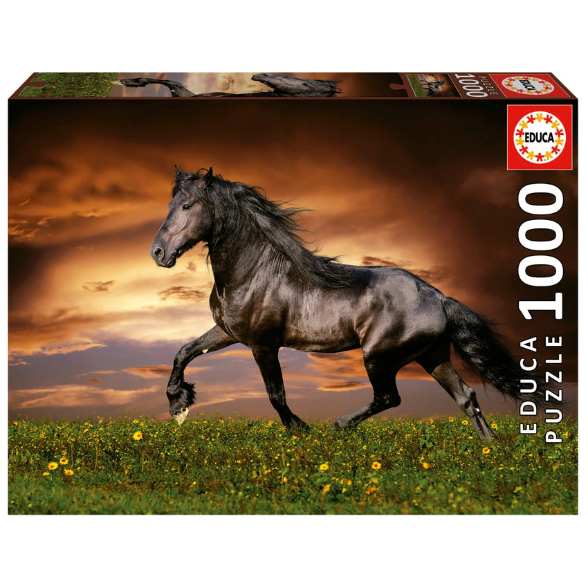 Pusle "Trotting Horse" 1000 tk-w008 WHSX Jigsaw Puzzles-Brain Games OÜ