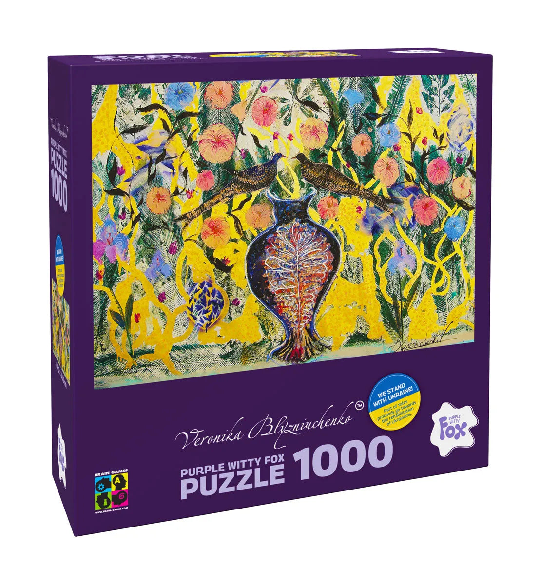 Pusle "Vase of inspiration" 1000 tk-w108 WHS Jigsaw Puzzles-Brain Games OÜ