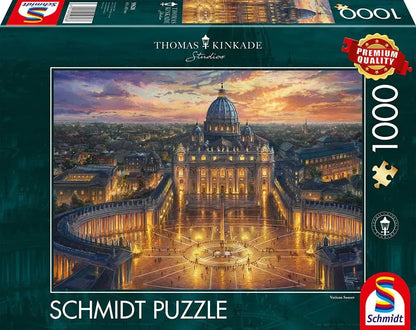 Pusle "Vatican Sunset" 1000 tk-w008 WHSX Jigsaw Puzzles-Brain Games OÜ