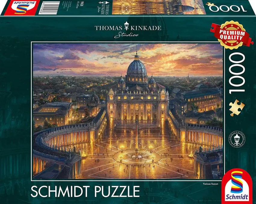 Pusle "Vatican Sunset" 1000 tk-w008 WHSX Jigsaw Puzzles-Brain Games OÜ