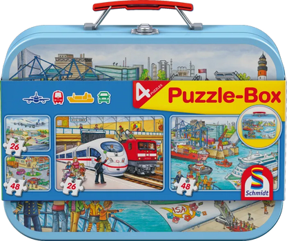 Pusle: Vehicles, 2x26, 2x48-w008 WHSX Jigsaw Puzzles-Brain Games OÜ
