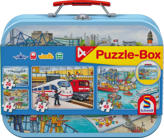 Pusle: Vehicles, 2x26, 2x48-w008 WHSX Jigsaw Puzzles-Brain Games OÜ