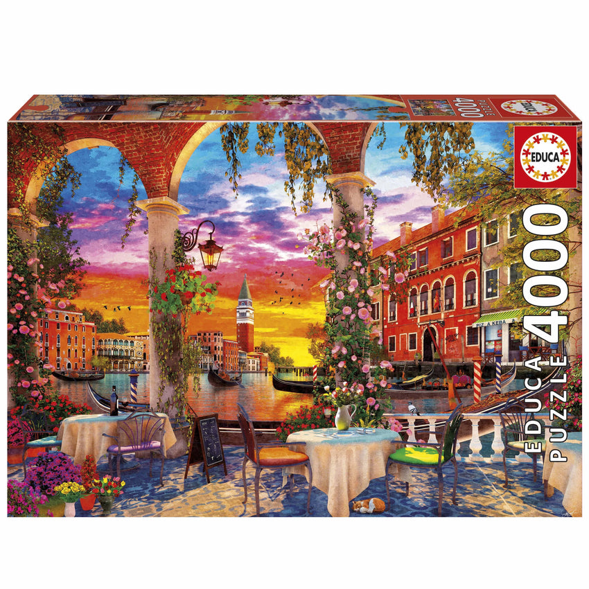 Pusle "Venice" 4000 tk-w008 WHSX Jigsaw Puzzles-Brain Games OÜ