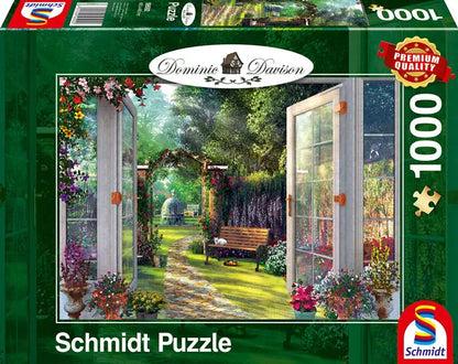 Pusle "View of the Enchanted Garden" 1000 tk-w008 WHSX Jigsaw Puzzles-Brain Games OÜ