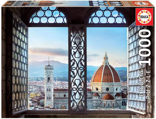 Pusle "Views of Florence, Italy" 1000 tk-w008 WHSX Jigsaw Puzzles-Brain Games OÜ