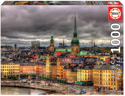 Pusle "Views of Stockholm, Sweden" 1000 tk-w008 WHSX Jigsaw Puzzles-Brain Games OÜ