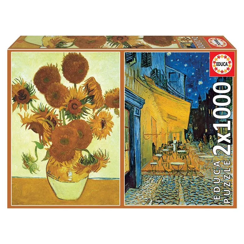 Pusle ''Vincent Van Gogh'' 2x 1000tk-w008 WHSX Jigsaw Puzzles-Brain Games OÜ