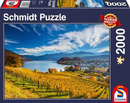 Pusle "Vineyard" 2000 tk-w008 WHSX Jigsaw Puzzles-Brain Games OÜ