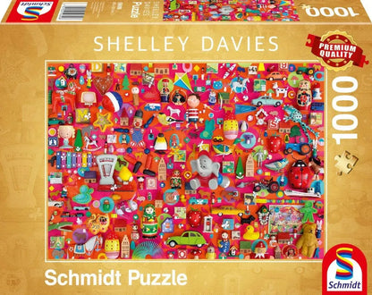 Pusle "Vintage toys" 1000 tk-w008 WHSX Jigsaw Puzzles-Brain Games OÜ