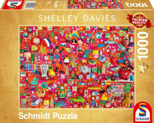 Pusle "Vintage toys" 1000 tk-w008 WHSX Jigsaw Puzzles-Brain Games OÜ