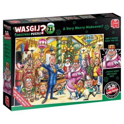 Pusle "Wasgij Christmas 21 - A Very Merry Makeover!" 2x 1000 tk