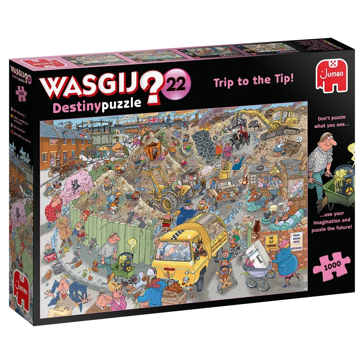 Pusle "Wasgij Destiny 22: Trip to the Tip" 1000 tk-108 Jigsaw Puzzles-Brain Games OÜ
