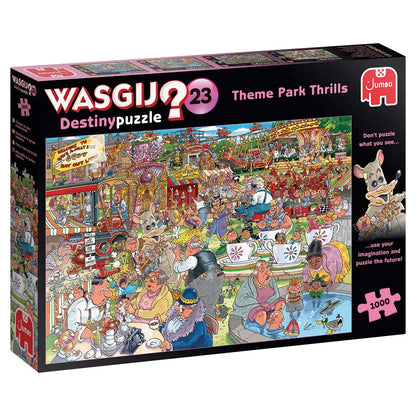 Pusle "Wasgij Destiny 23: Theme Park Thrills" 1000 tk-108 Jigsaw Puzzles-Brain Games OÜ