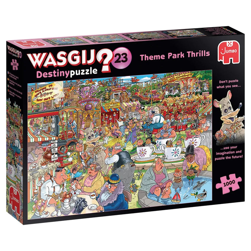 Pusle "Wasgij Destiny 23: Theme Park Thrills" 1000 tk-108 Jigsaw Puzzles-Brain Games OÜ