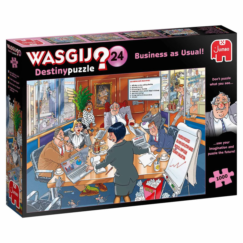 Pusle "Wasgij Destiny 24: Business as Usual" 1000 tk-108 Jigsaw Puzzles-Brain Games OÜ