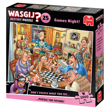 Pusle "Wasgij Destiny 25 Games Night!"-108 Jigsaw Puzzles-Brain Games OÜ