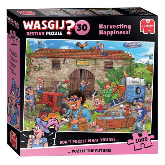 Pusle "Wasgij Destiny 30 - Harvesting Happiness!" 1000 tk-108 Jigsaw Puzzles-Brain Games OÜ