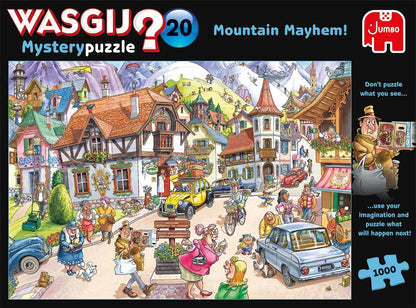 Pusle "Wasgij Mystery 20: Mountain Mayhem!" 1000 tk-108 Jigsaw Puzzles-Brain Games OÜ