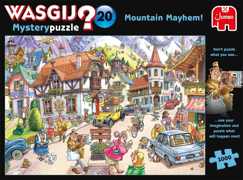 Pusle "Wasgij Mystery 20: Mountain Mayhem!" 1000 tk-108 Jigsaw Puzzles-Brain Games OÜ