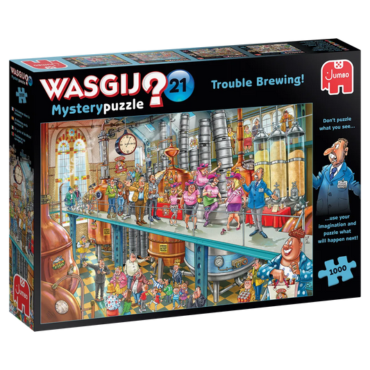 Pusle "Wasgij Mystery 21: Trouble Brewing" 1000 tk-108 Jigsaw Puzzles-Brain Games OÜ