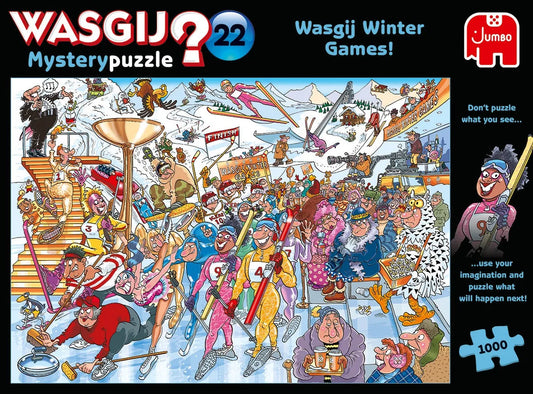 Pusle "Wasgij Mystery 22: Wasgij Winter Games" 1000 tk-108 Jigsaw Puzzles-Brain Games OÜ