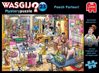 Pusle "Wasgij Mystery 23 Pooch Parlour!" 1000 tk-108 Jigsaw Puzzles-Brain Games OÜ