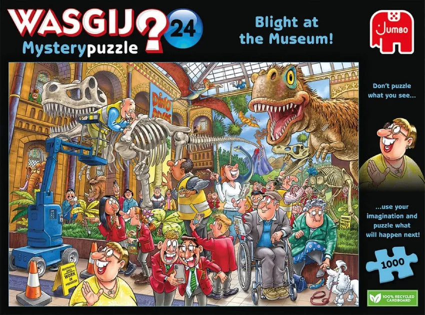 Pusle "Wasgij Mystery 24 Blight At The Museum!"-108 Jigsaw Puzzles-Brain Games OÜ