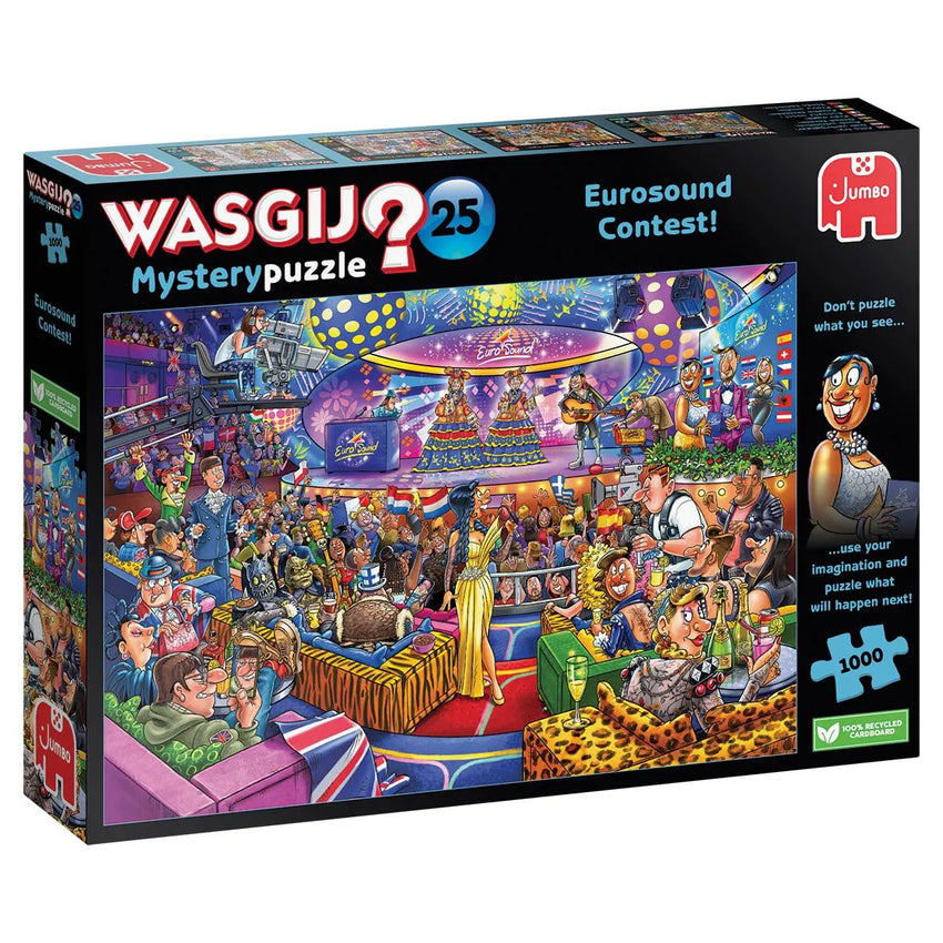 Pusle "Wasgij Mystery 25: Eurosound Contest" 1000 tk-108 Jigsaw Puzzles-Brain Games OÜ