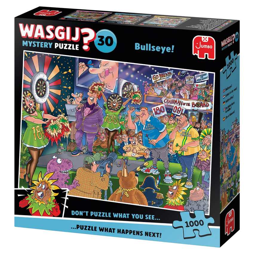 Pusle "Wasgij Mystery 30 - Bullseye!" 1000 tk-W008 - Jigsaw Puzzles-Brain Games OÜ