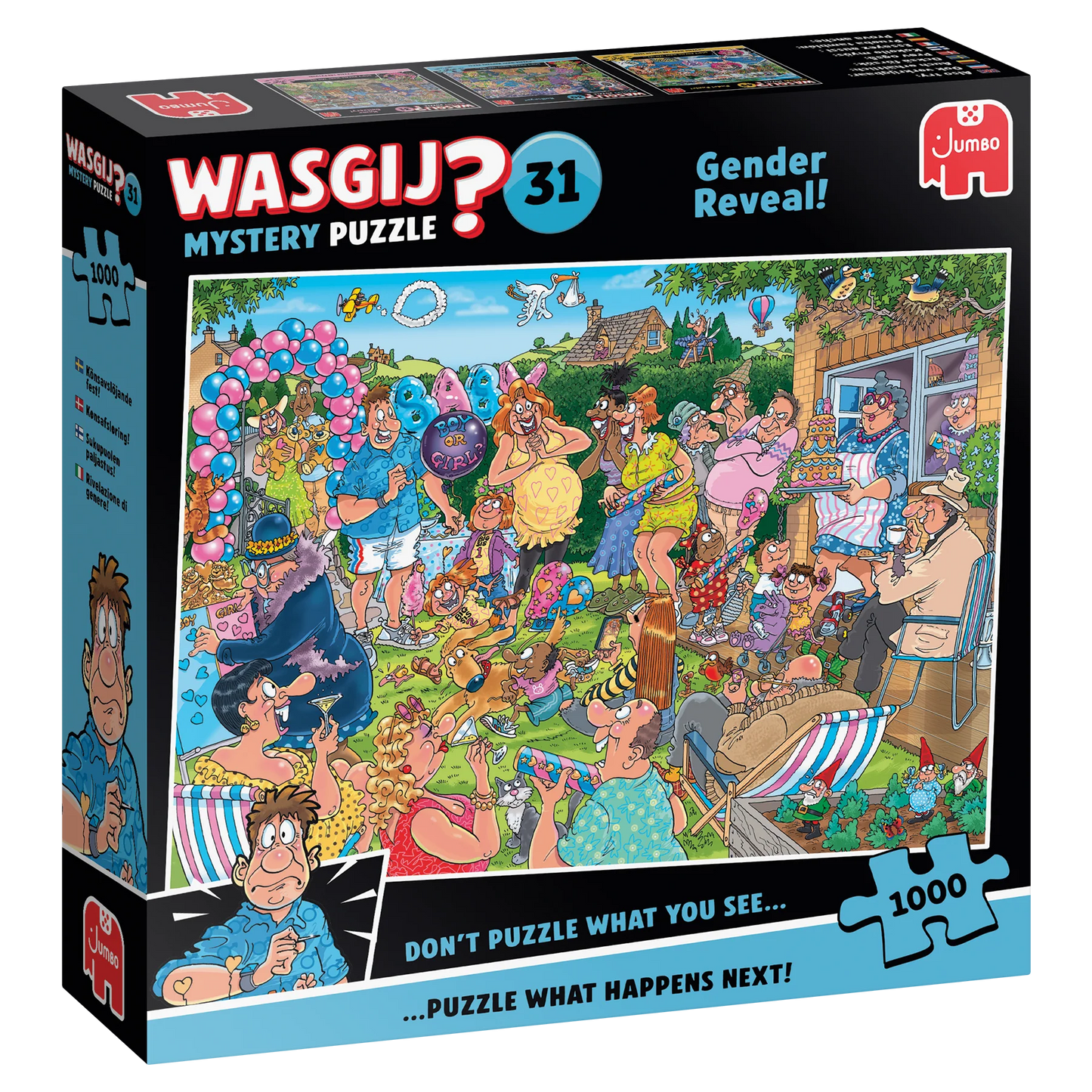 Pusle "Wasgij Mystery 31 - Gender Reveal!" 1000 tk