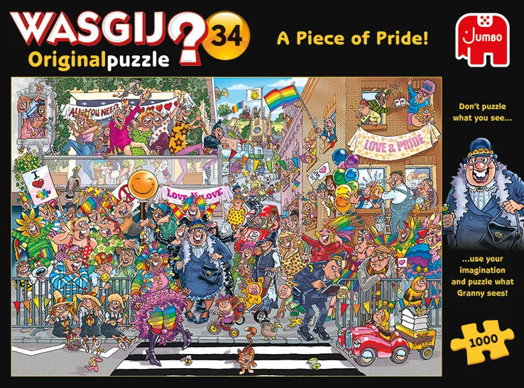Pusle "Wasgij Original 34, A Piece of Pride" 1000 tk-108 Jigsaw Puzzles-Brain Games OÜ