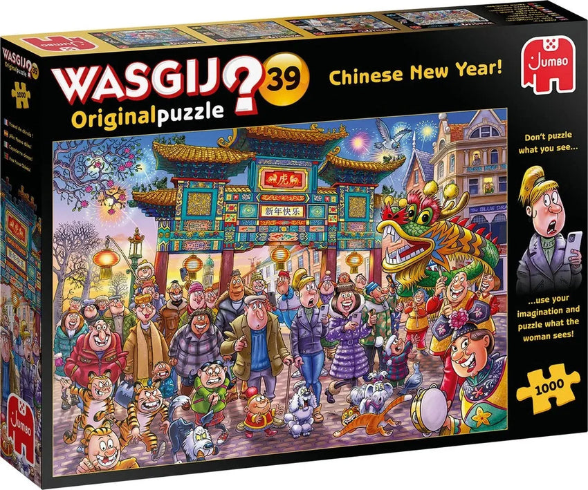 Pusle "Wasgij Original 39 Chinese New Year!" 1000 tk-108 Jigsaw Puzzles-Brain Games OÜ