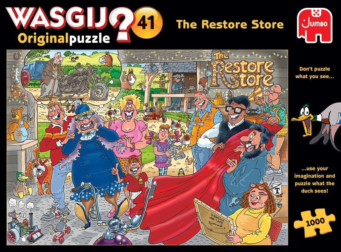 Pusle "Wasgij Original 41 The Restore Store" 1000 tk-108 Jigsaw Puzzles-Brain Games OÜ