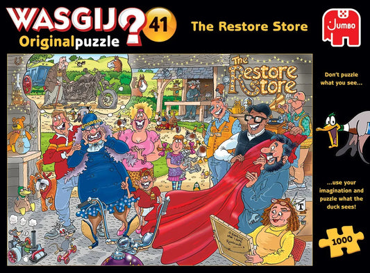 Pusle "Wasgij Original 41 The Restore Store" 1000 tk-108 Jigsaw Puzzles-Brain Games OÜ
