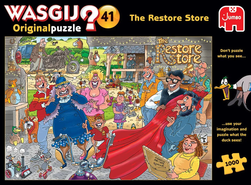 Pusle "Wasgij Original 41 The Restore Store" 1000 tk-108 Jigsaw Puzzles-Brain Games OÜ