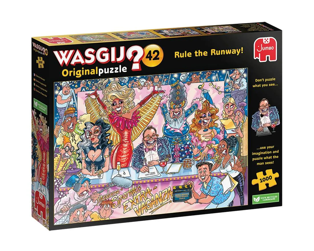 Pusle "Wasgij Original 42: Rule the Runway" 1000 tk-108 Jigsaw Puzzles-Brain Games OÜ