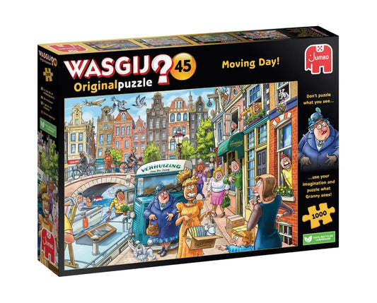 Pusle "Wasgij Original 45 Moving Day!" 1000 tk-108 Jigsaw Puzzles-Brain Games OÜ