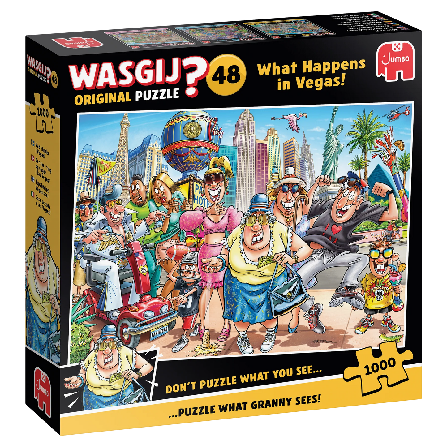 Pusle "Wasgij Original 48 - What Happens in Vegas!" 1000 tk-W008 - Jigsaw Puzzles-Brain Games OÜ