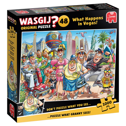 Pusle "Wasgij Original 48 - What Happens in Vegas!" 1000 tk-W008 - Jigsaw Puzzles-Brain Games OÜ