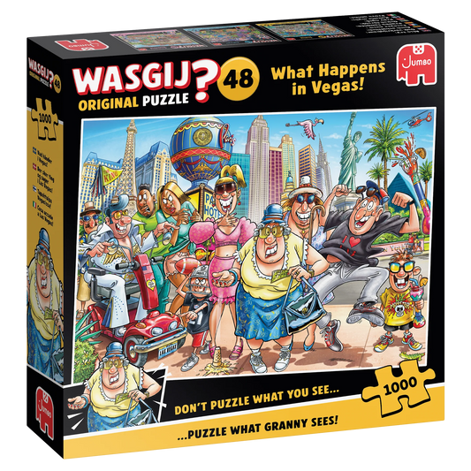 Pusle "Wasgij Original 48 - What Happens in Vegas!" 1000 tk-W008 - Jigsaw Puzzles-Brain Games OÜ